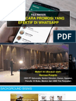 8 Step Cara Promosi Yang Efektif Di Whatsapp