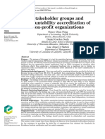 Feng, DKK (2019) Stakeholder Groups and Accountability Accreditation of Non-Profit Organizations