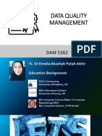 Data Quality Management - MSC Drilling May 2021