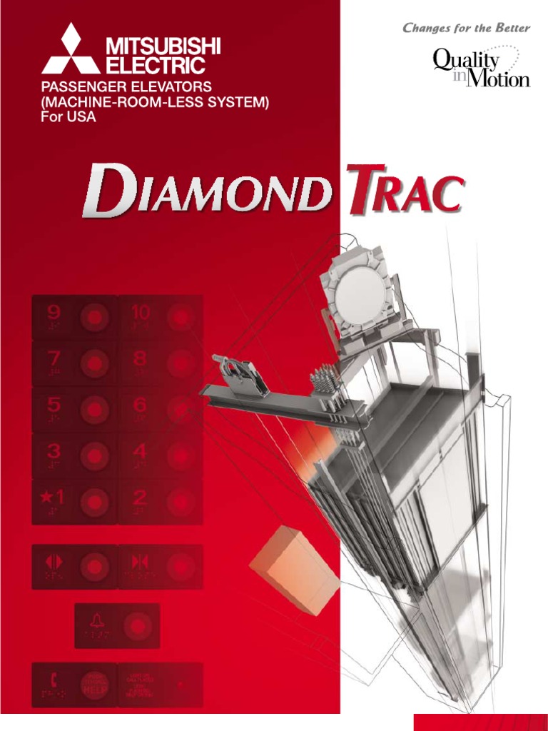 Catalog Mitsubishi Trac Lifts Elevator Electrical