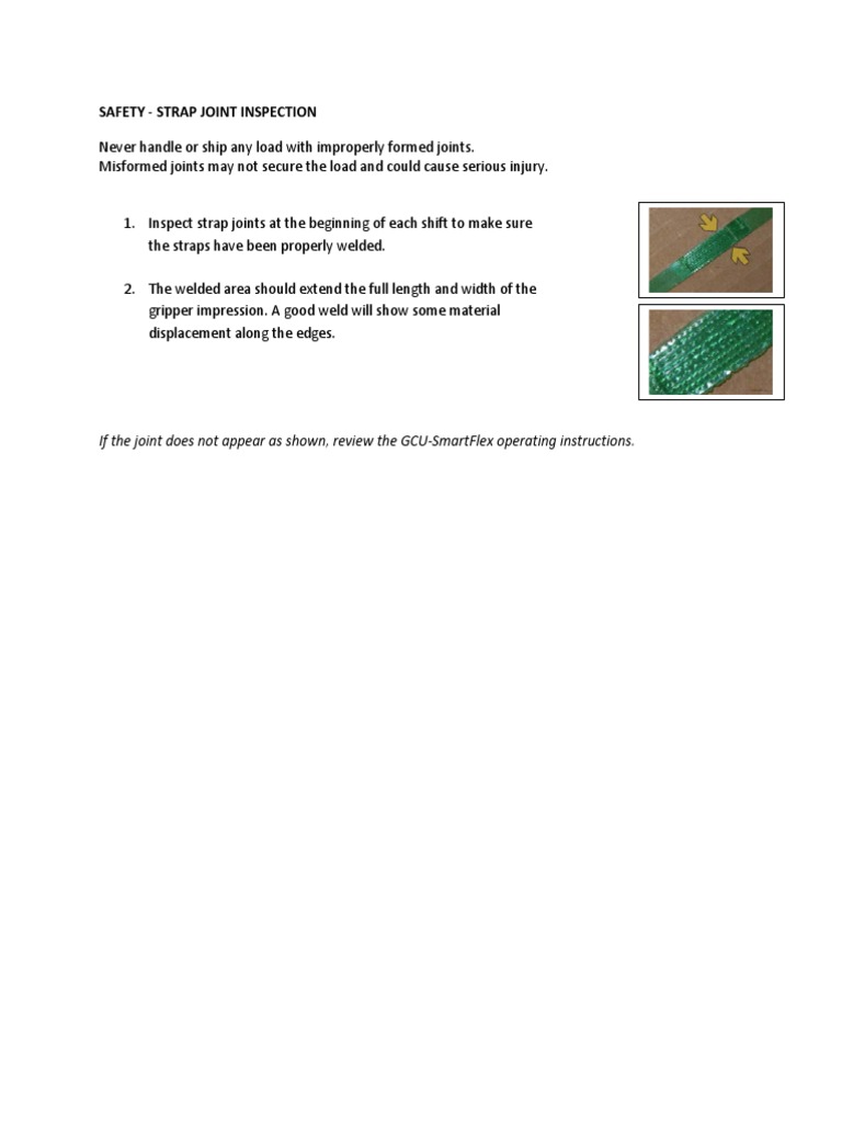 Strap Joint Inspection PDF