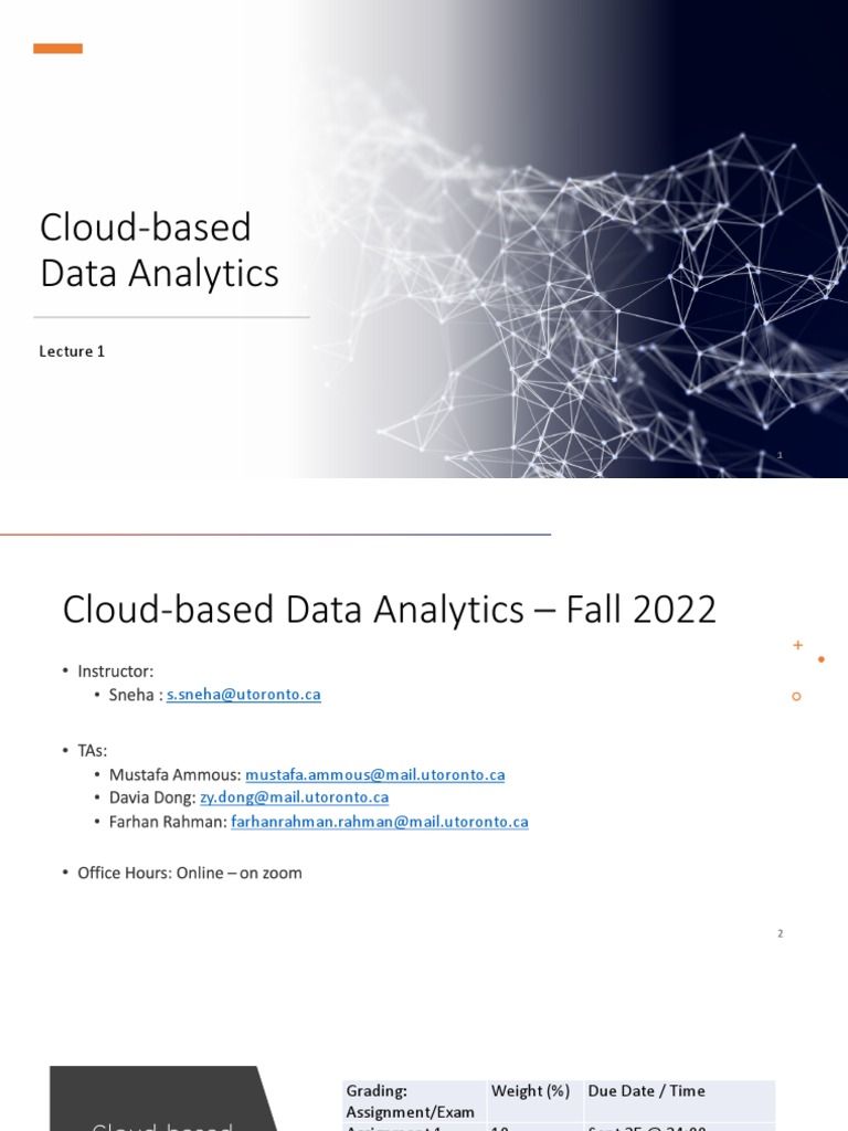 MIE1628 Big Data Analytics Lecture1 | PDF