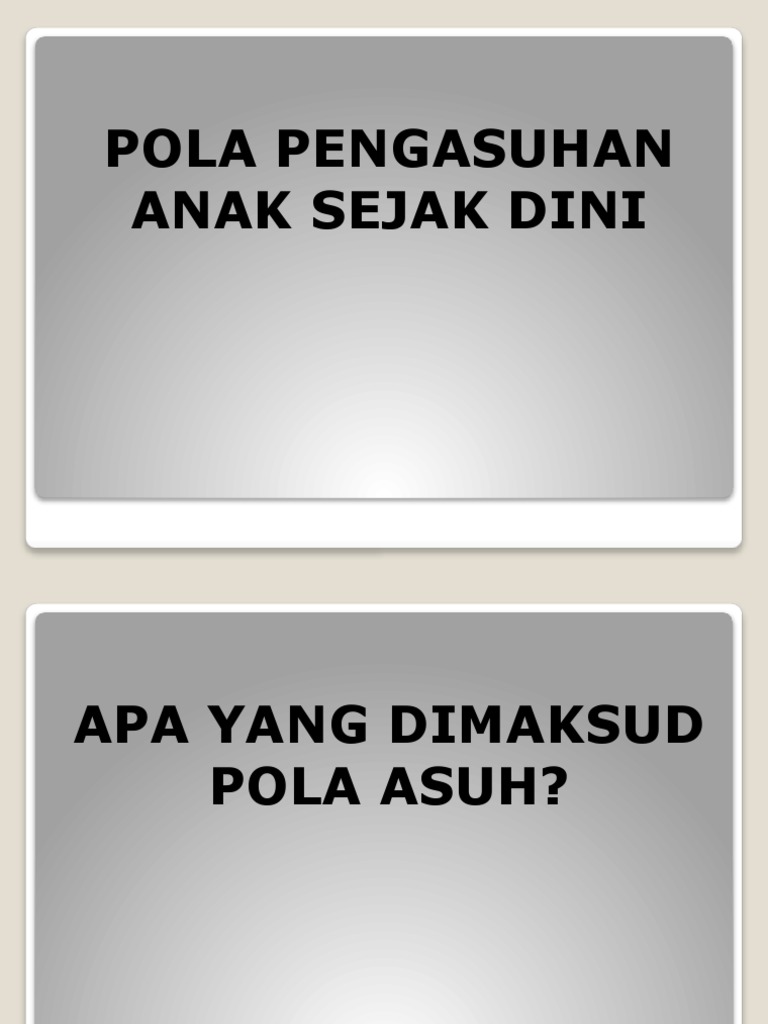 Langkah-Langkah Menerapkan Pendidikan Pola Asuh Efektif