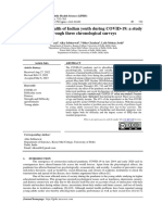 Psychological Health of Indian Youth During COVID-19: A Study Through Three Chronological Surveys