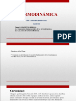 Termodinámica: Phd. C Mercedes Alemán García. Clase # 2