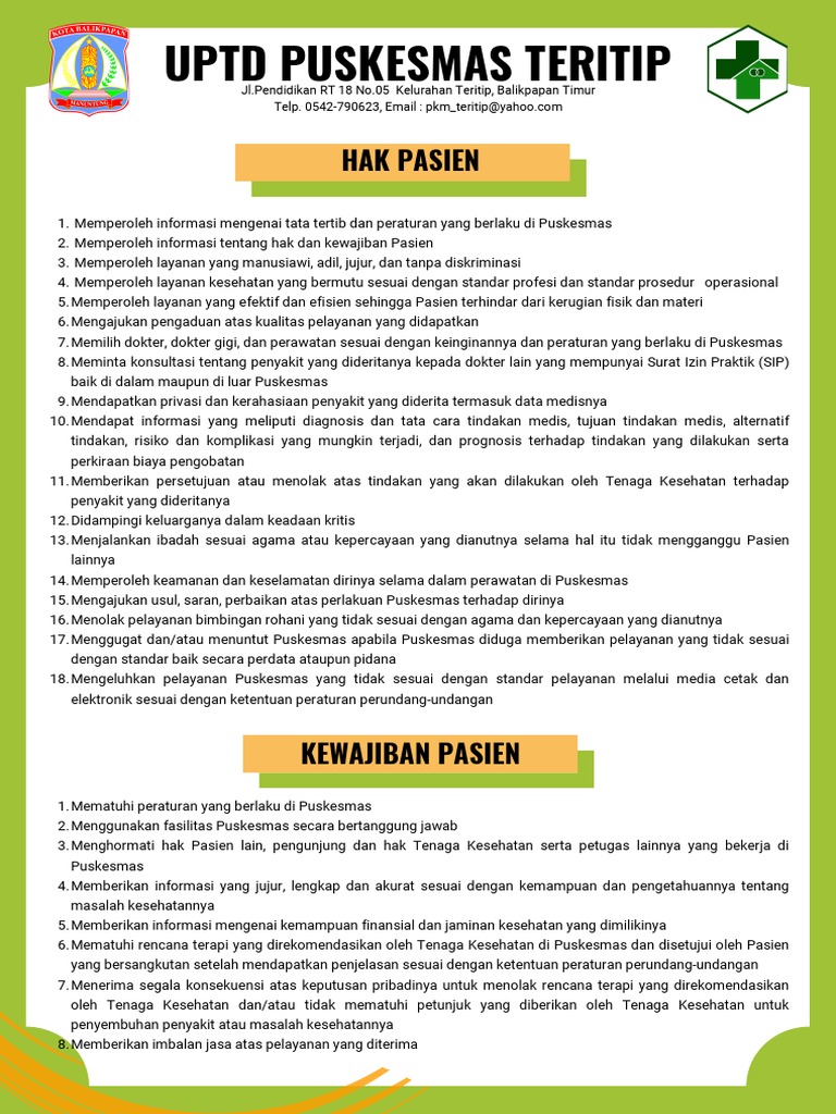 Poster Hak dan Kewajiban