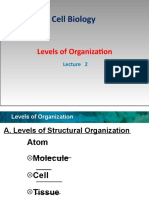 Lec 2-Levels of Organization