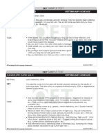 Speaking Sample Test 3 - Veterinary Science