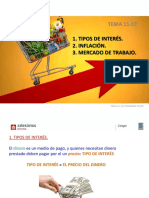 Tema 11-12 Tipos de Interes. Inflación. Mercado de Trabajo 2023