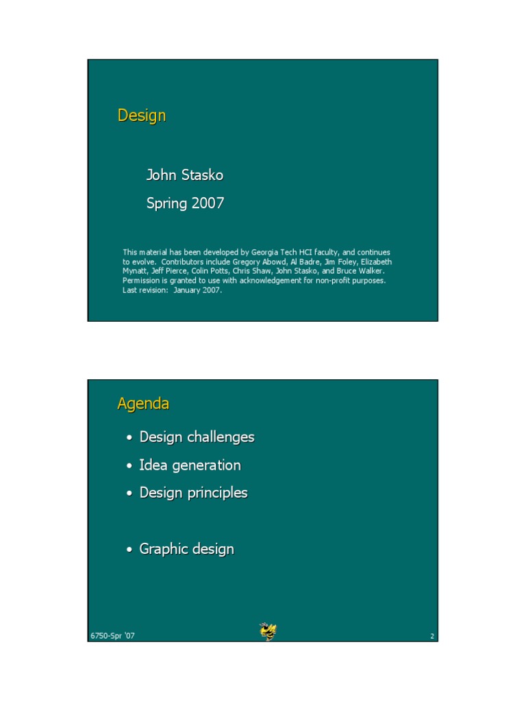 Creating An Design Pdf