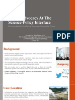 Digital Advocacy at The Science-Policy Interface