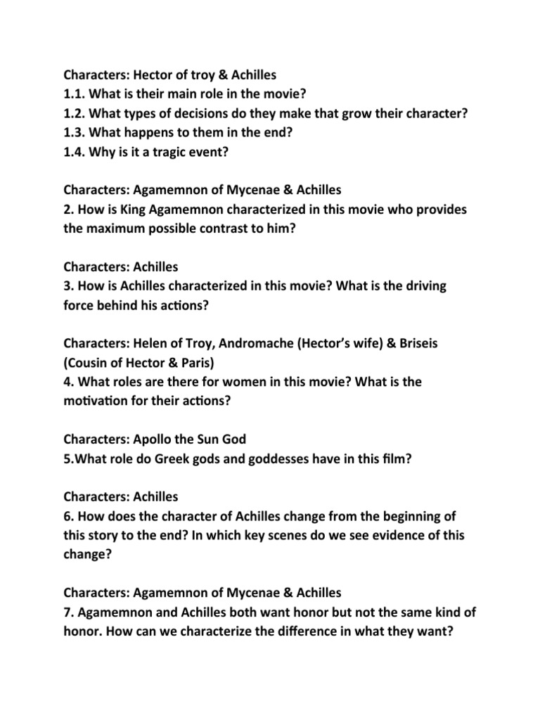 Characters | PDF