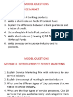 Model Questions-Service Marketing