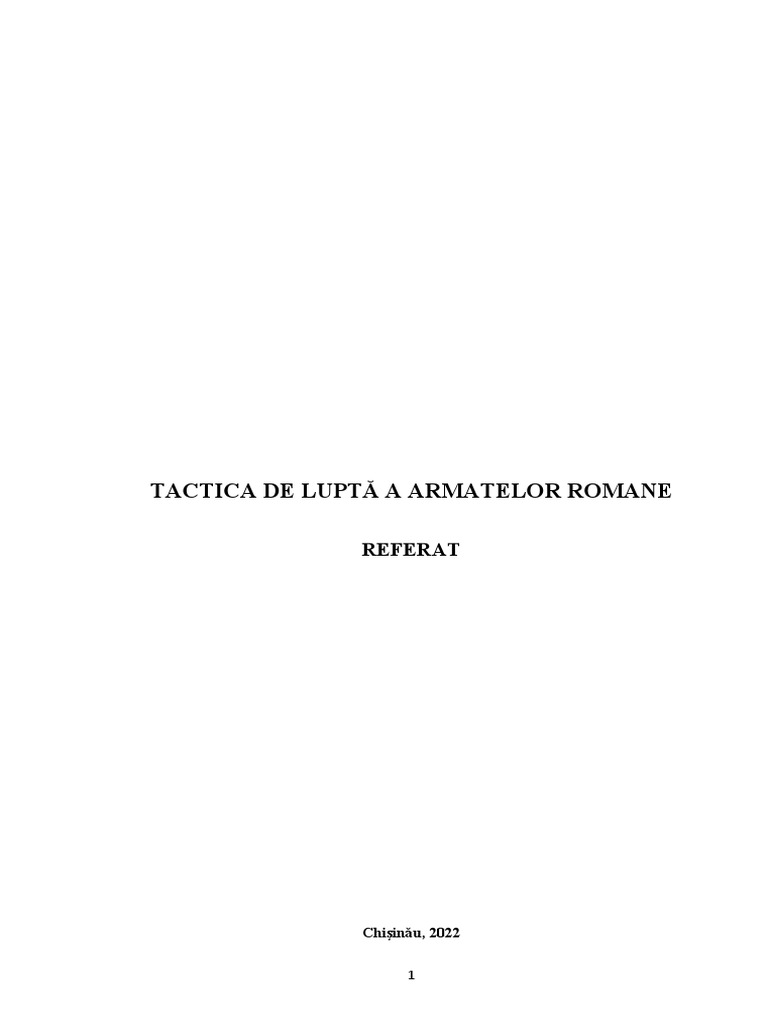 Referat. Roma Antică | PDF