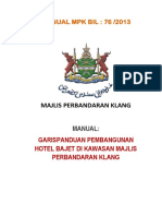 76 Garispanduan Pembangunan Hotel Bajet Di Kawasan Majlis Perba