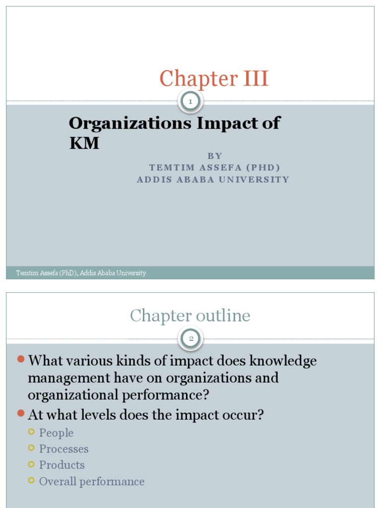Impacts of Knowledge Management on Organizations | PDF | Employment ...