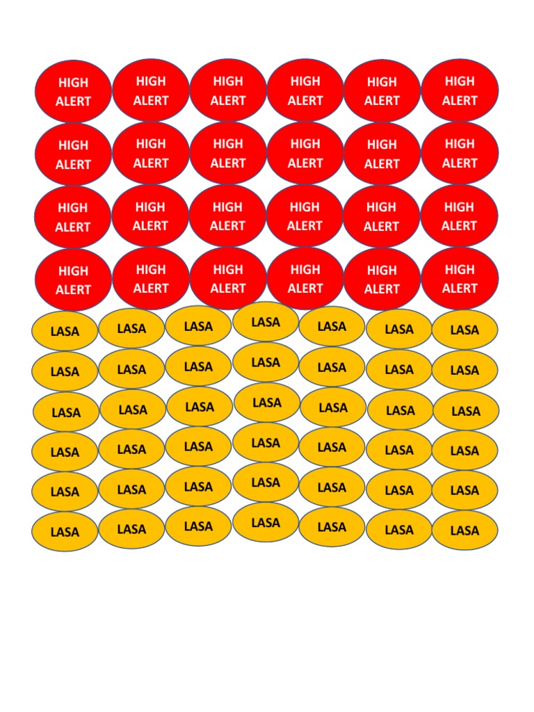 High Alert & Lasa PDF