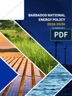 Barbados National Energy Policy 2019-2030