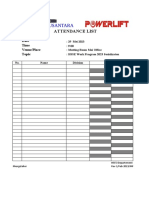 Absensi 29 - 30 Mei 2023