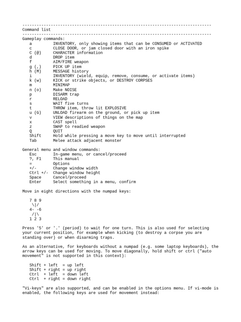 Manual | PDF | Wound | Menu (Computing)