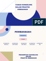 NEW - Layanan Konseling Dalam Praktik Kebidanan