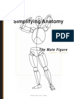 Male Simplifying Anatomy Printable Worksheet PDF