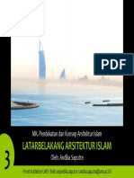 Latarbelakang Arsitektur Islam