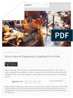 How To Start An Engineering Consulting Firm of One - Redshift