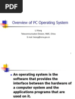 Overview of PC Operating System: LI Xiang Telecommunication Division, NMC, China E-Mail: Lixiang@cma - Gov.cn