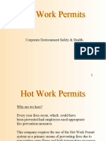 Hot Work Permits: Corporate Environment Safety & Health