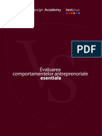 Evaluarea Comportamentelor Antreprenoriale Esentiale