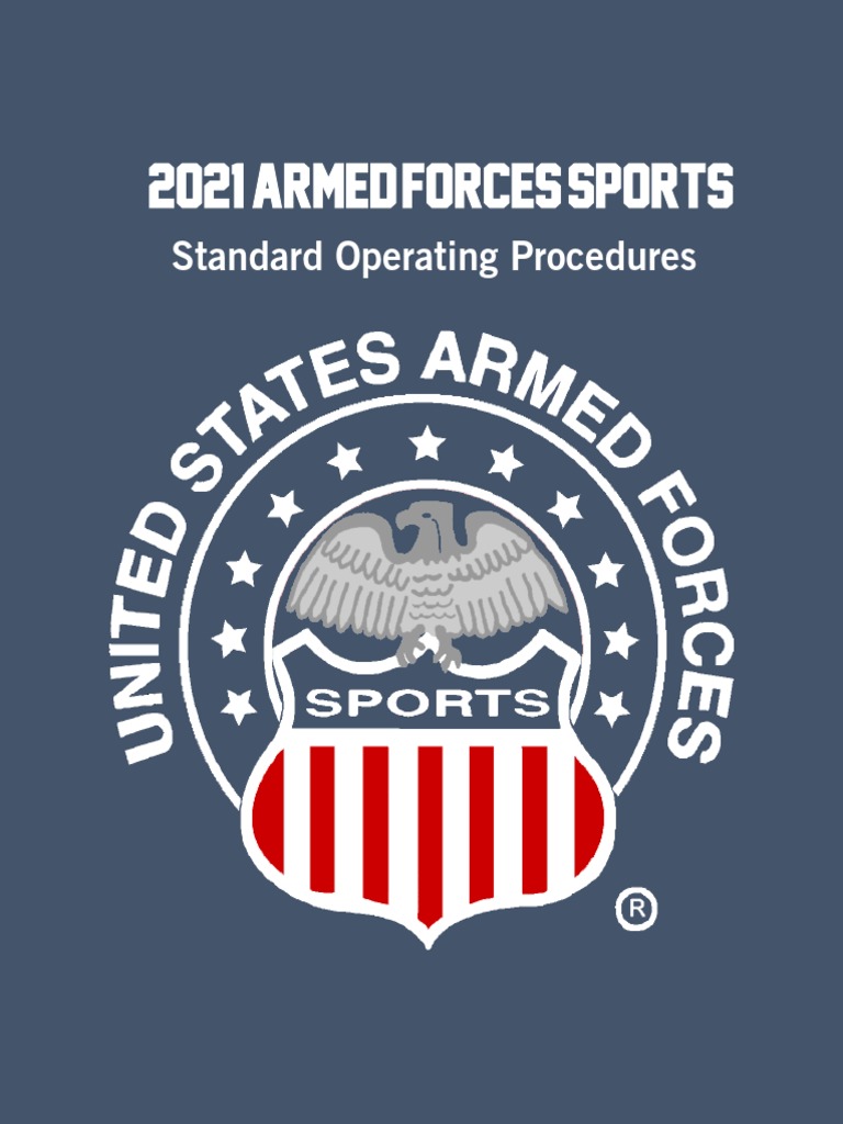 2021 Armed Forces Sports Signed Standard Operating Procedures PDF