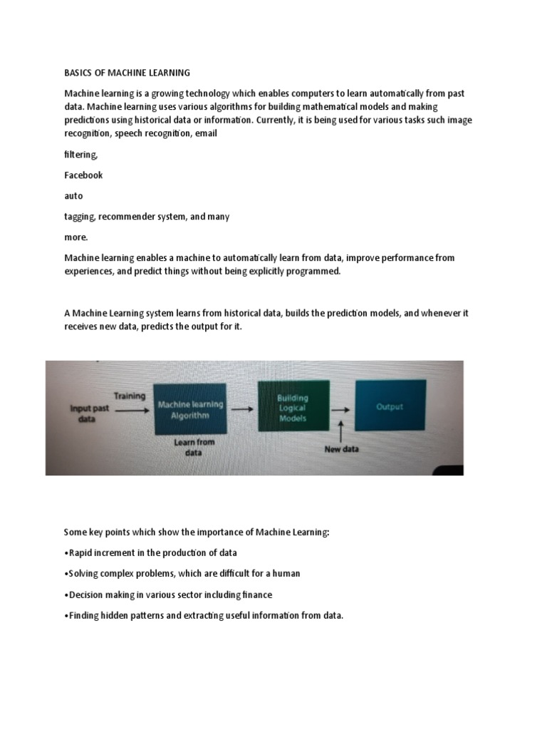 Super Important ML | PDF | Machine Learning | Dependent And Independent ...