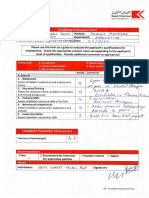 Evaluation Form PM