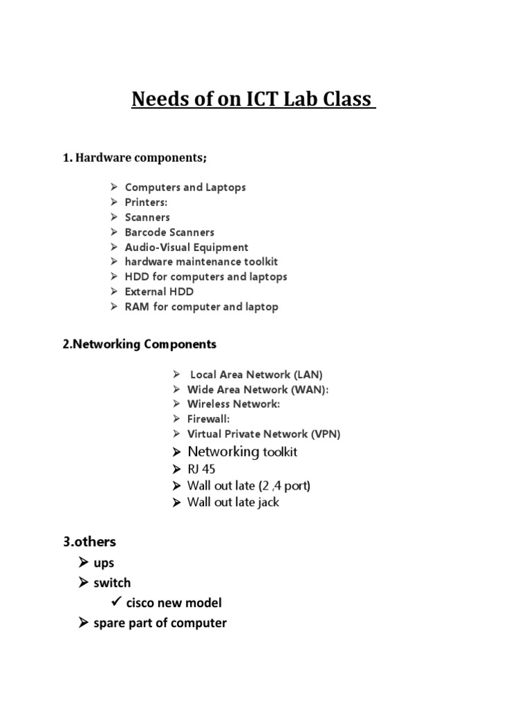 ict facility PDF