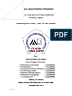 TINJAUAN AGAMA TENTANG PEKERJAAN (Filosofi Agama)