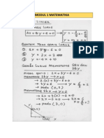 Modul 1 - Garis Lurus - Parabola