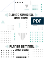 Planner Semanal Capa e Contra Capa