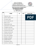 BEST Attendance Sheet