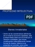 Propiedad Intelectual, Bienes Inmateriales