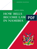 HOW BILLS BECOME LAW IN NAMIBIA