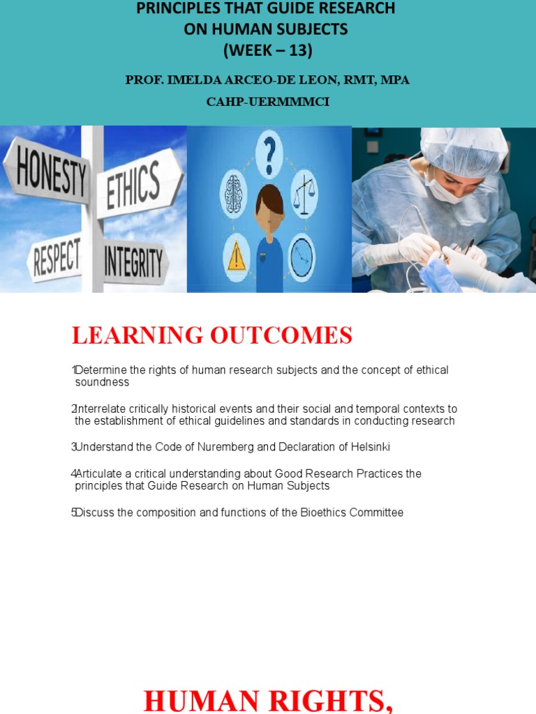Week 13 | PDF | Bioethics | Informed Consent