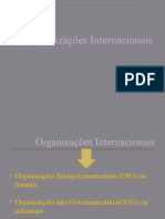 1º Organizações Internacionais