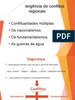 A Reemergência de Conflitos Regionais