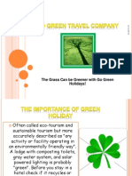 Go Green Travel Company Project