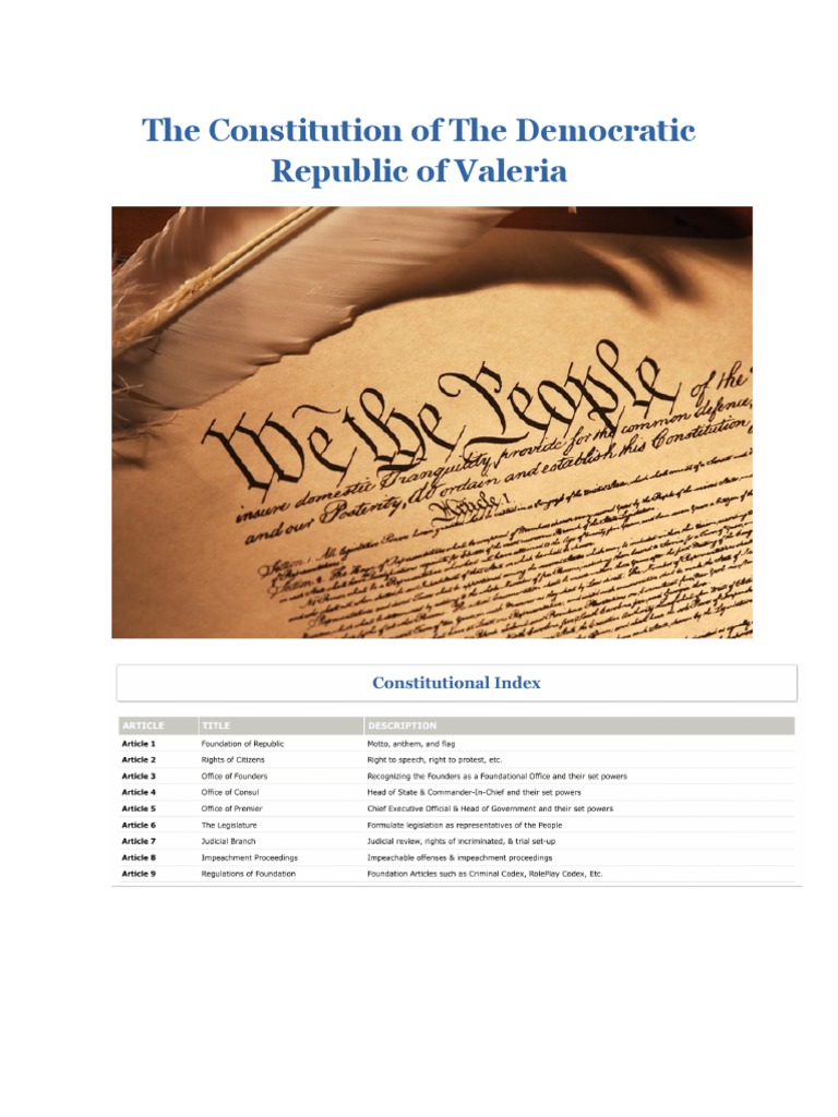 TDR Constitution 2 PDF Impeachment United States Senate