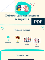 Deberes para Con Nuestros Semejantes