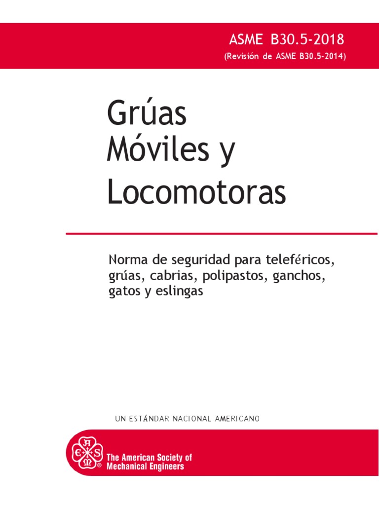 Norma asme b30 5 2018 en espa ol pdf gr a m quina patentar