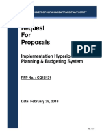 CQ18131 - Implementation Hyperion Planning & Budgeting System