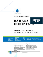 Modul 14 Berbicara Untuk Keperluan Akademik